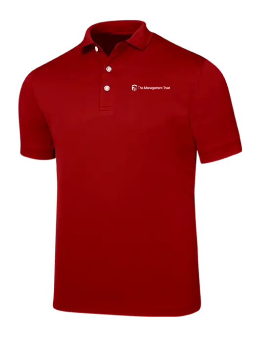 Callaway Ottoman Red Polo w/The Management Trust Logo