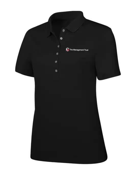 Callaway Womens Ottoman Black Polo w/The Management Trust Logo