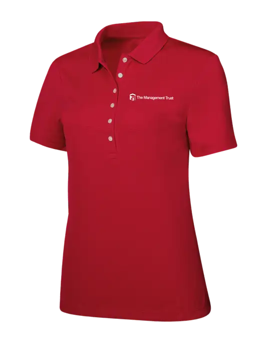 Callaway Womens Ottoman Red Polo w/The Management Trust Logo