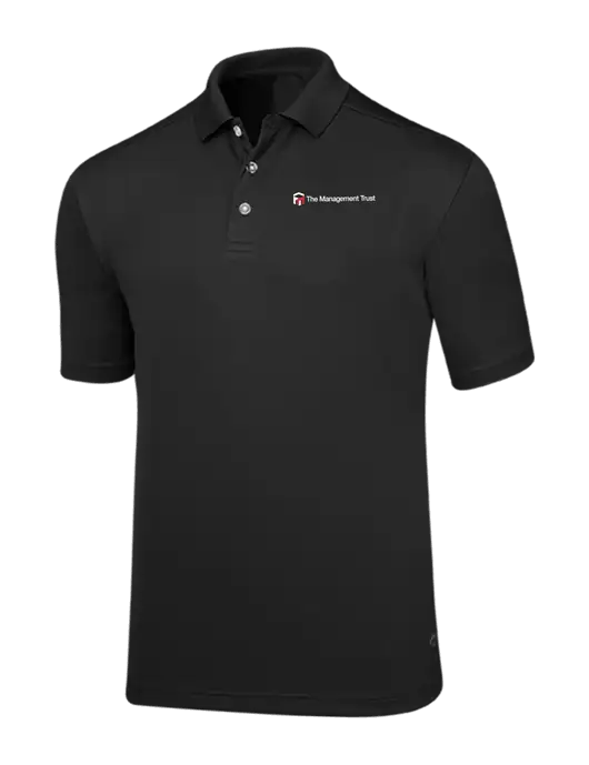 Callaway Core Black Performance Polo w/The Management Trust Logo