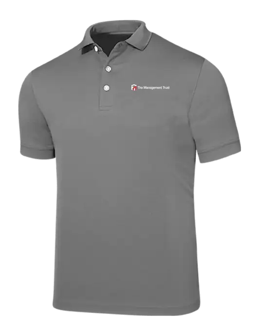 Callaway Ottoman Medium Grey Polo w/The Management Trust Logo