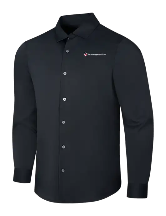 Black City Stretch Shirt w/The Management Trust Logo