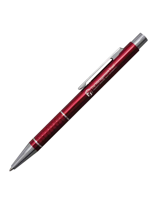 St George Red Pen - Blue Ink w/The Management Trust Logo
