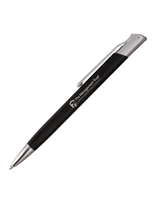 San Malo Black Pen - Black Ink w/The Management Trust Logo