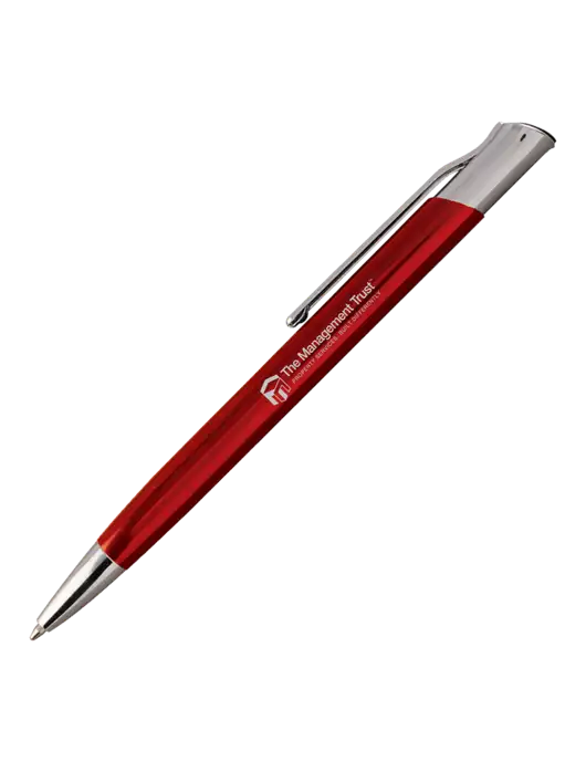 San Malo Red Pen - Black Ink w/The Management Trust Logo
