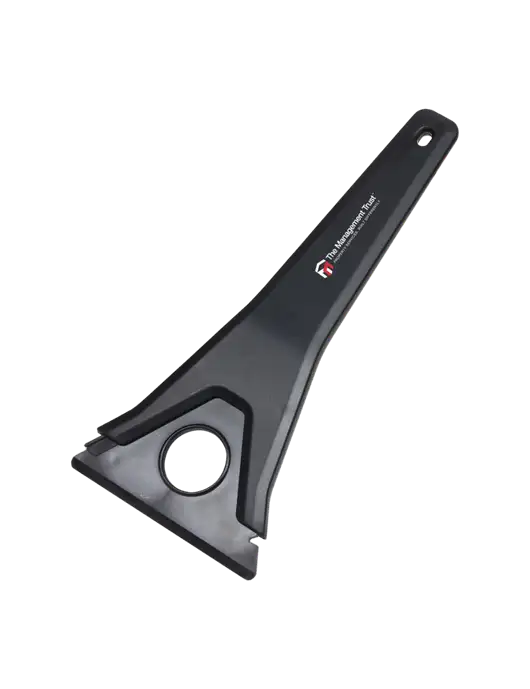 TriBlade Black Windshield Scraper w/The Management Trust Logo