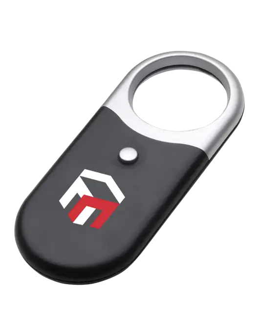 Compact Black Magnifier Light w/The Management Trust Logo