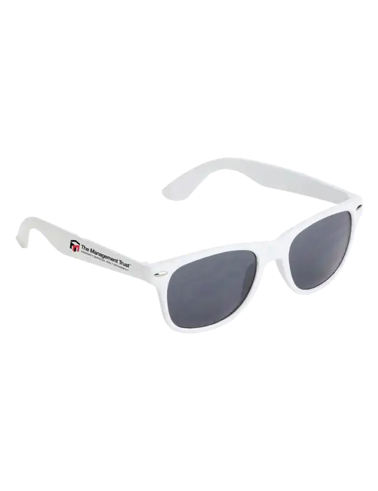 Daytona White Sunglasses w/The Management Trust Logo