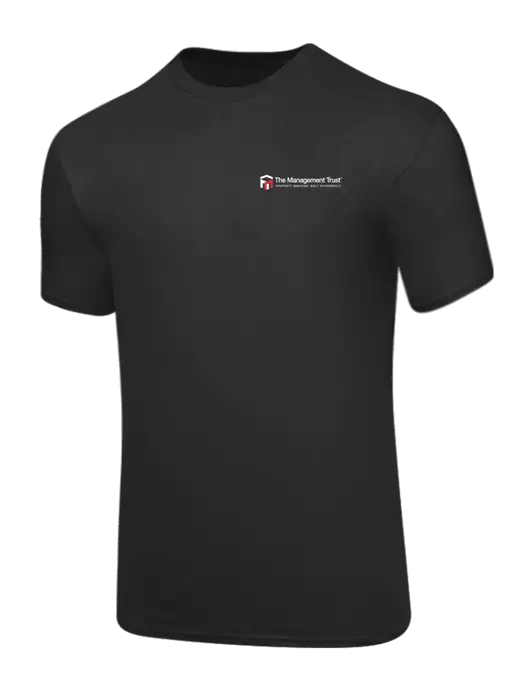 Core Blend Charcoal Grey T-Shirt w/The Management Trust Logo