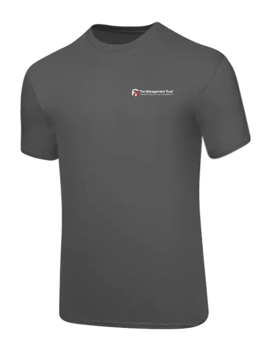 Core Blend Medium Grey T-Shirt w/The Management Trust Logo