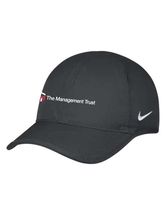Nike Charcoal Featherlight Cap w/The Management Trust Logo