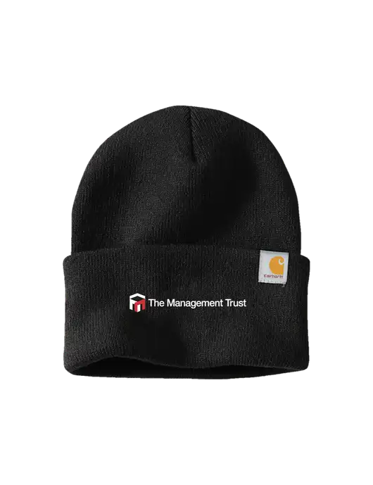 Carhartt Black Watch Cap 2.0 w/The Management Trust Logo