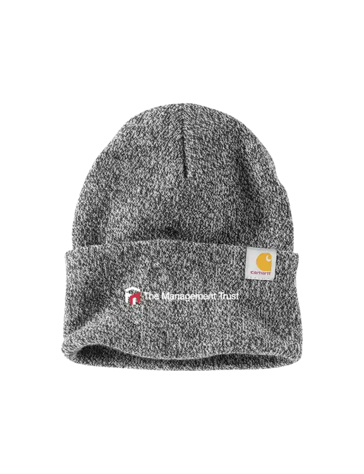 Carhartt Medium Grey Heather Watch Cap 2.0 w/The Management Trust Logo