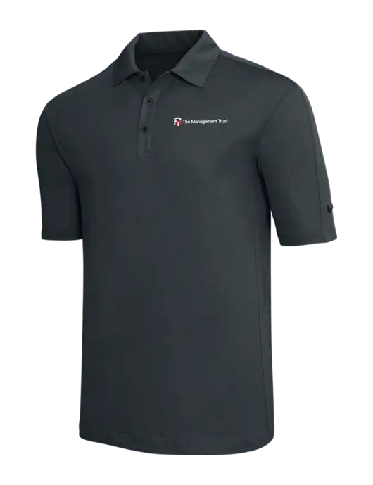 Nike Dark Grey Tech Sport Dri-FIT Polo w/The Management Trust Logo
