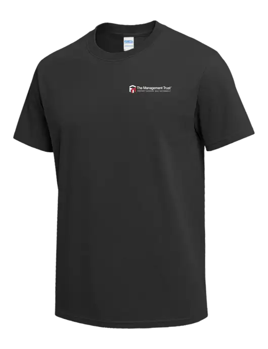 Charcoal Heavyweight 6.1 oz T-Shirt w/The Management Trust Logo