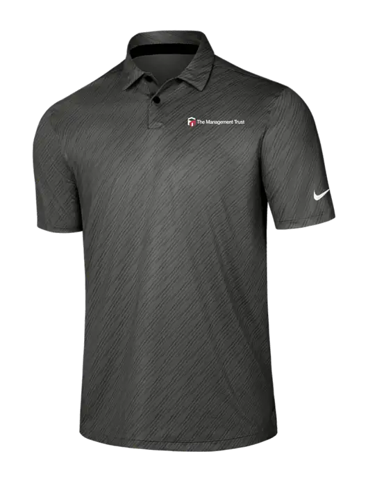 Nike Dark Grey Vapor Dash Polo w/The Management Trust Logo
