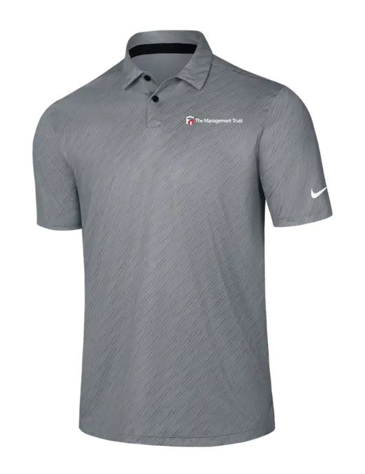 Nike Medium Grey Vapor Dash Polo w/The Management Trust Logo