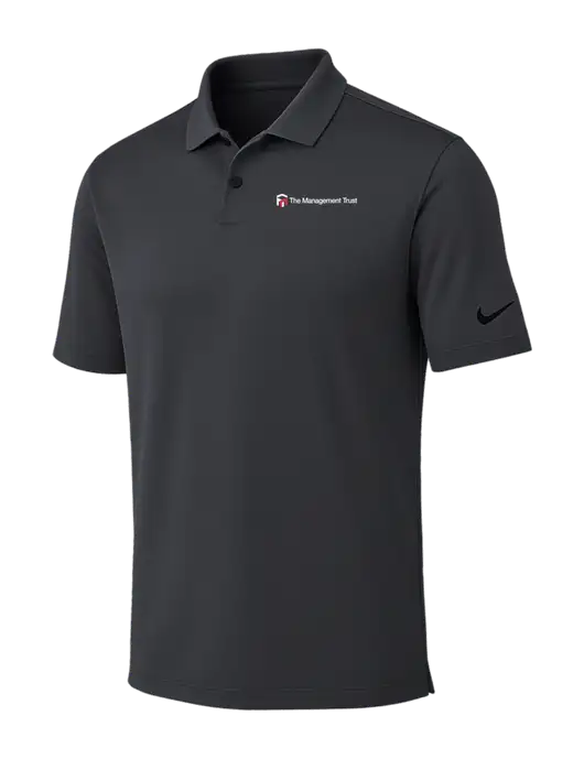 Nike Dark Grey Dri-FIT Vapor Polo w/The Management Trust Logo