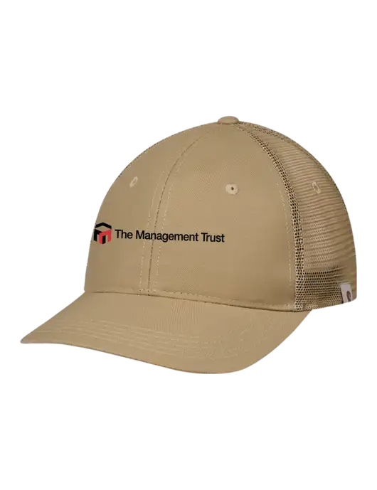 Carhartt Dark Tan Trucker Rugged Pro Series Cap w/The Management Trust Logo
