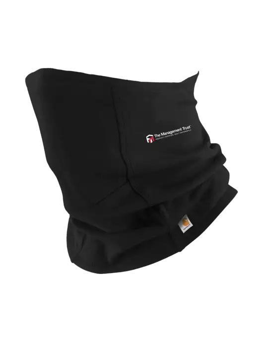 Carhartt Black Cotton Blend Filter Pocket Gaiter w/The Management Trust Logo