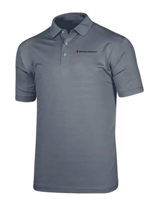 Callaway Vibrant Light Grey Ventilated Polo w/K&R Property Management Logo