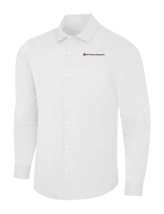 White City Stretch Shirt w/K&R Property Management Logo