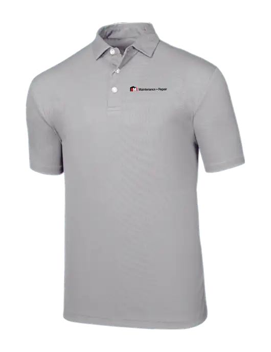 Callaway Birdseye Light Grey Polo w/HMI Maintenance + Repair Logo