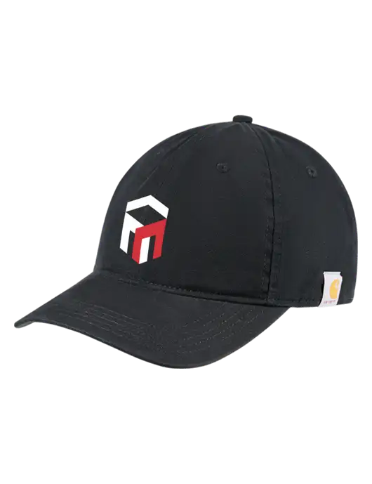 Carhartt Black Cotton Canvas Cap w/The Management Trust Logo