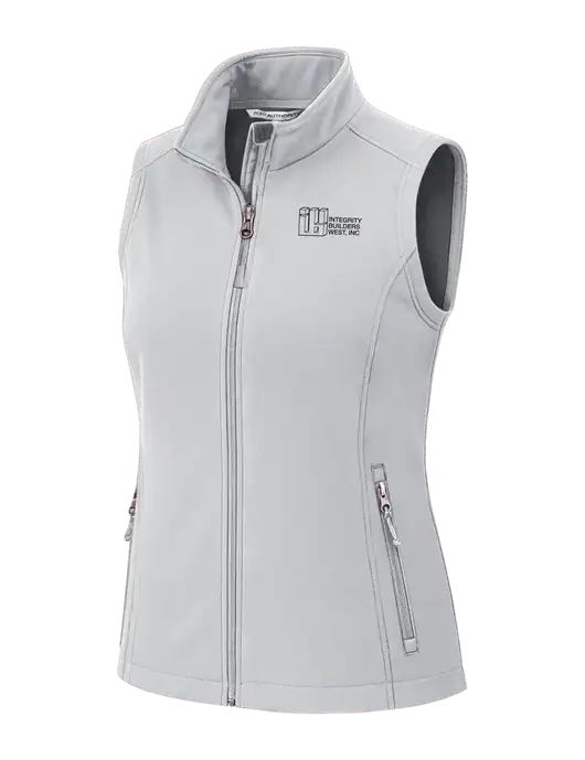 Marshmellow Womens Core Soft Shell Vest w/Integrity Builders West Logo