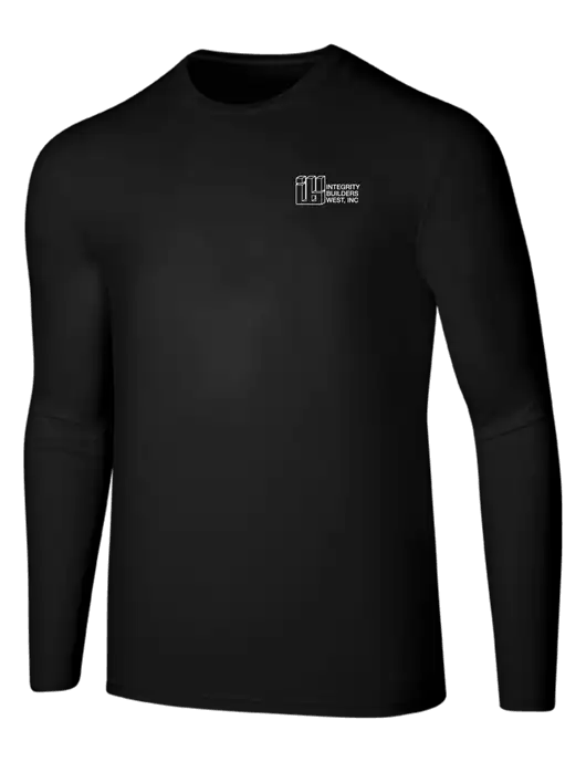 Seriously Soft Black Long Sleeve T-Shirt w/Integrity Builders West Logo