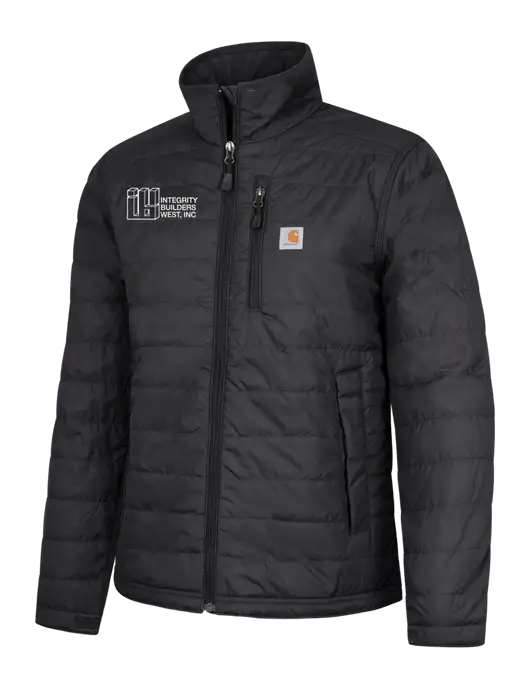 Carhartt Womens Black Gilliam Jacket w/Integrity Builders West Logo