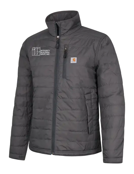 Carhartt Womens Dark Grey Gilliam Jacket w/Integrity Builders West Logo