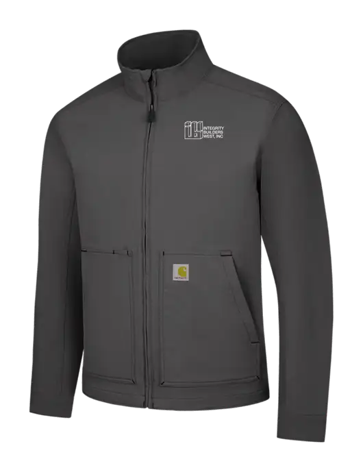 Carhartt Dark Grey Super Dux Soft Shell Jacket w/Integrity Builders West Logo