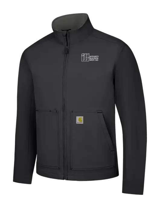 Carhartt Black Super Dux Soft Shell Jacket w/Integrity Builders West Logo