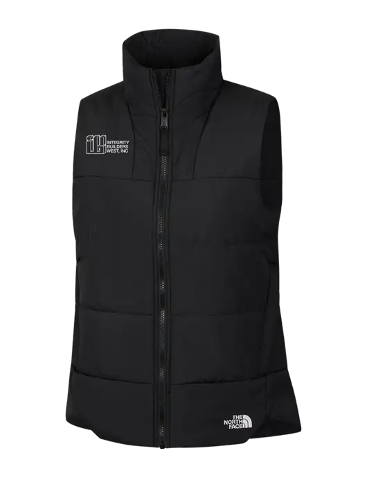 The North Face Womens Black Everyday Insulated Vest w/Integrity Builders West Logo
