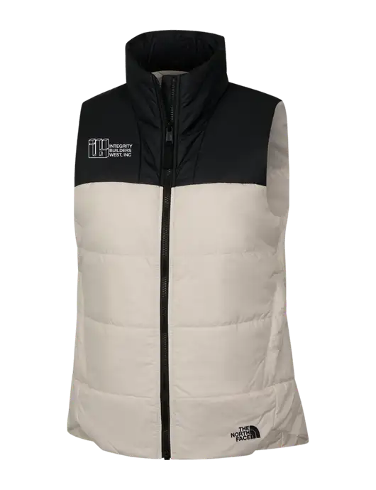 The North Face Womens Ivory Everyday Insulated Vest w/Integrity Builders West Logo