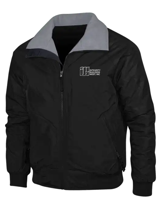 Black/Grey Classic Challenger Jacket w/Integrity Builders West Logo